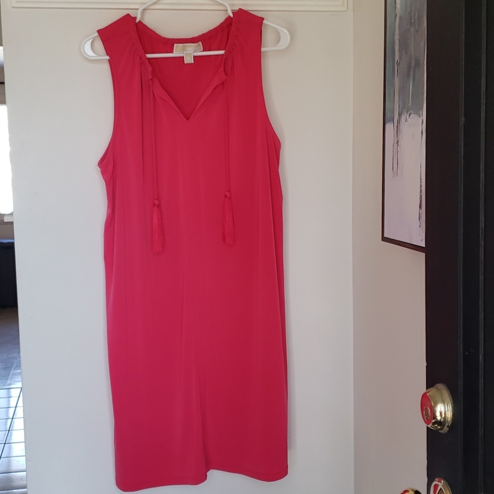Michael Kors Hot Pink sleeveless dress